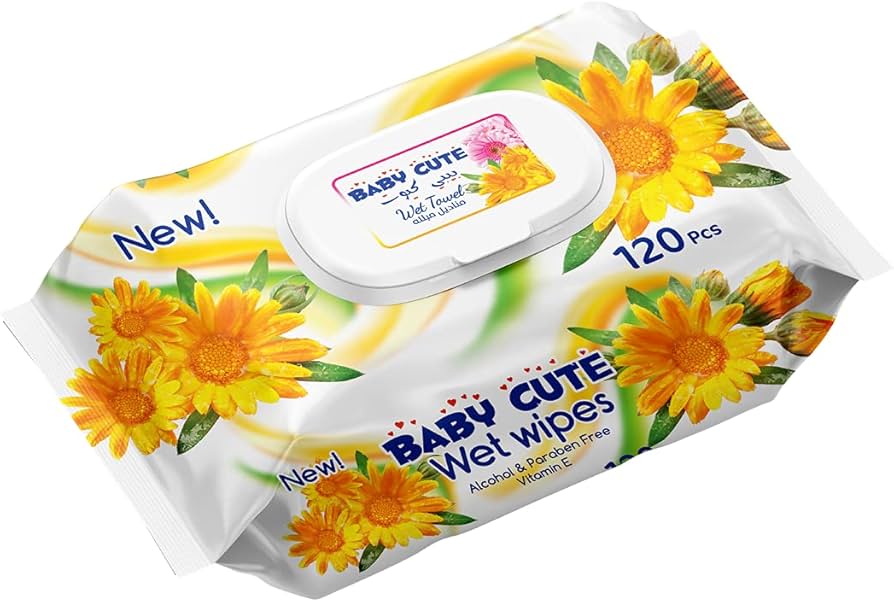 بيبي كيوت مبلل 120